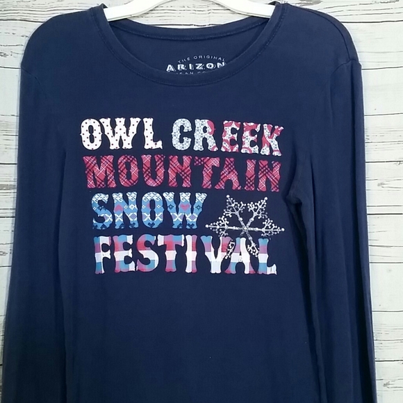 The Original Arizona Jean Co. Holiday Top Girls M - Picture 2 of 5